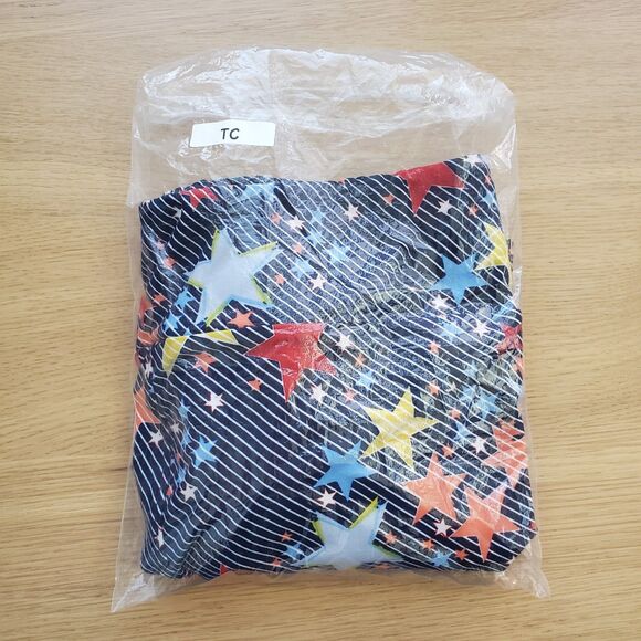 NEW LuLaRoe Navy Star Leggings - Picture 6 of 9